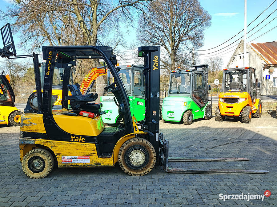 Wózek widłowy Yale GLP25 25 t LPG duplex 329 m Kęty