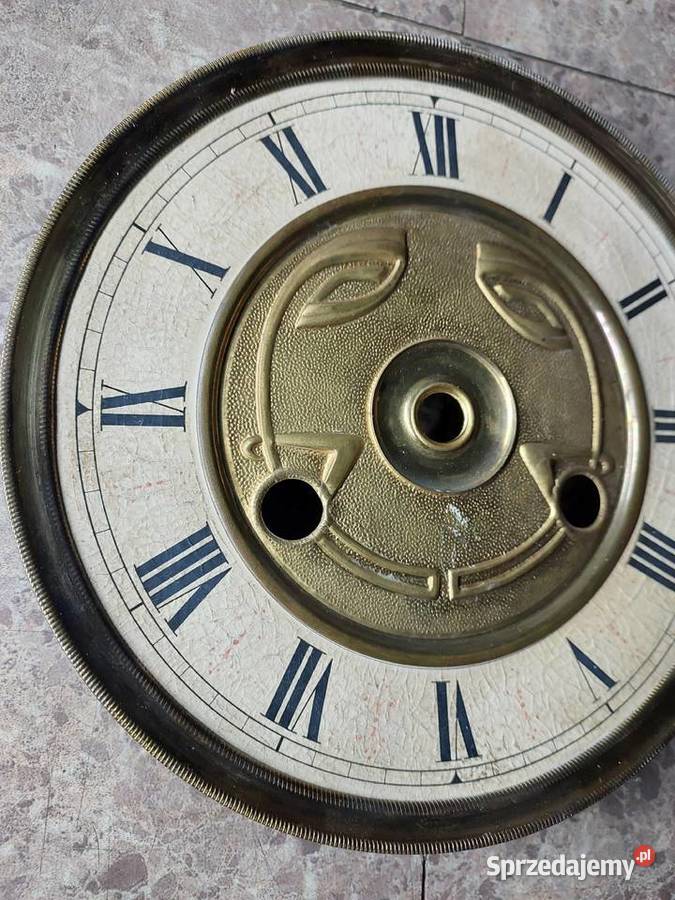 697 Tarcza starego zegara ściennego 145 56532 Tczew
