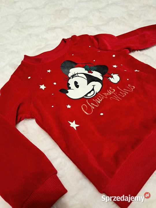 Bluza dziecięca bluza świąteczna bluza Myszka Łódź sprzedam