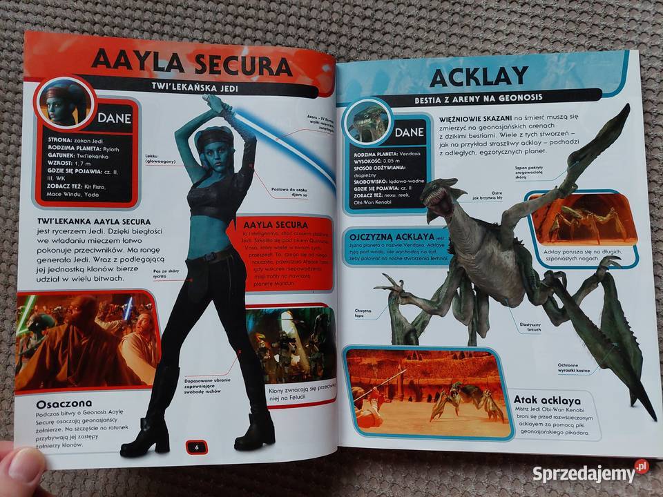 STAR WARS Encyklopedia postaci uzupełniona i Książki dla dzieci Kraków