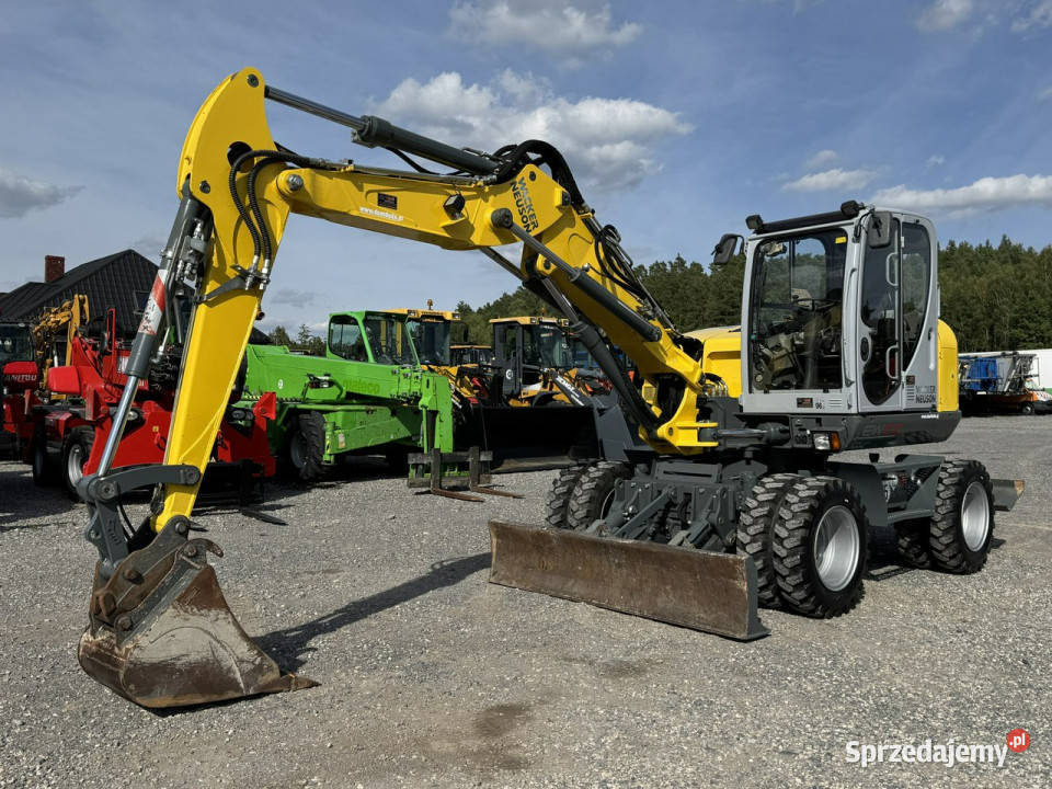 kołowa Wacker Neuson EW100 Pług Podpory 10 ton świętokrzyskie Widełki