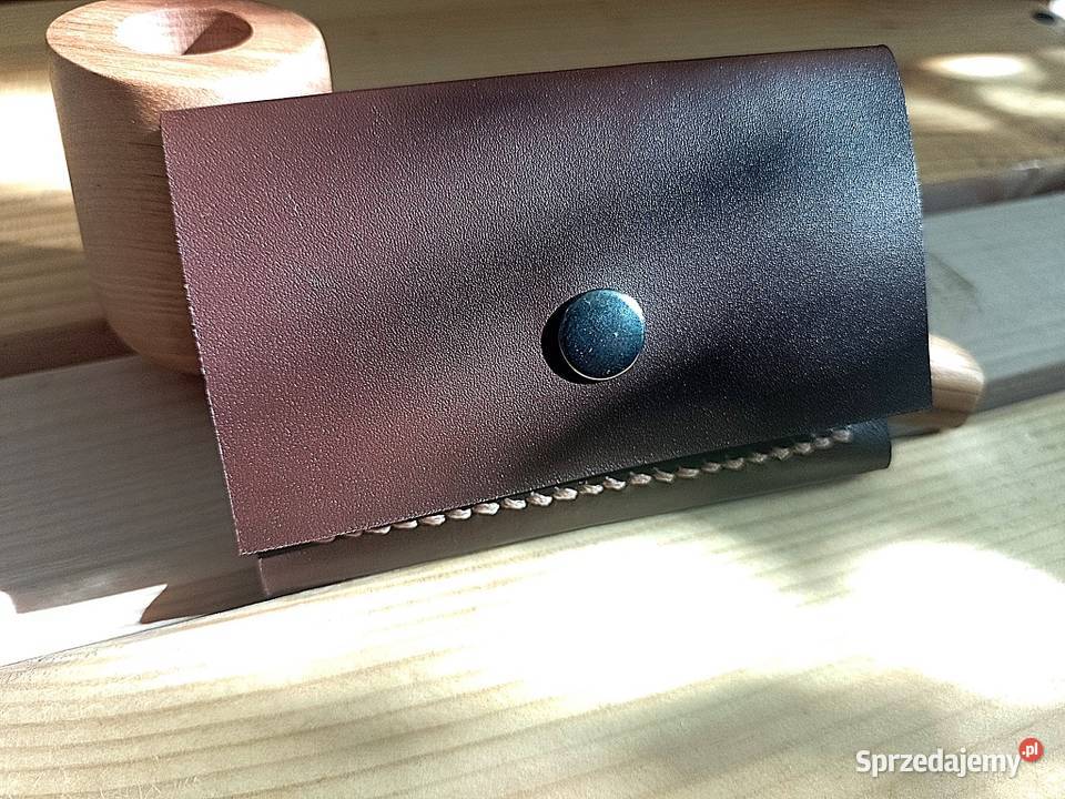 Skórzane etui na dokumenty karty Kielce sprzedam