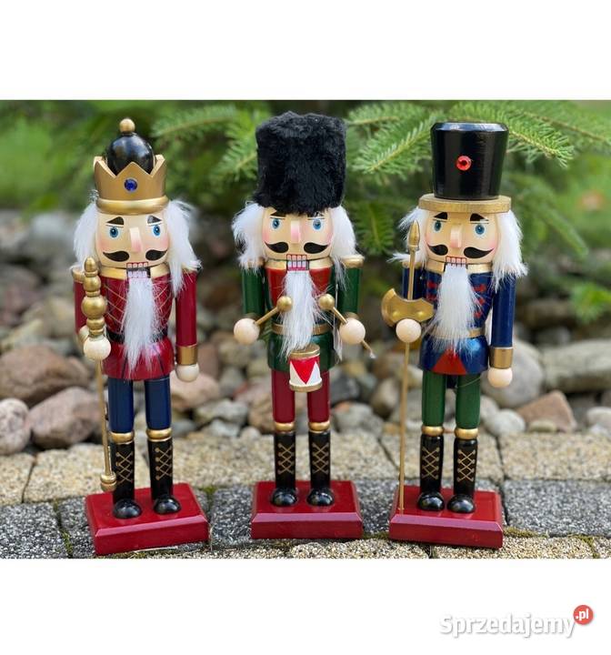 DZIADEK DO ORZECHÓW DREWNIANA FIGURKA Dekoracje i ozdoby Straszęcin