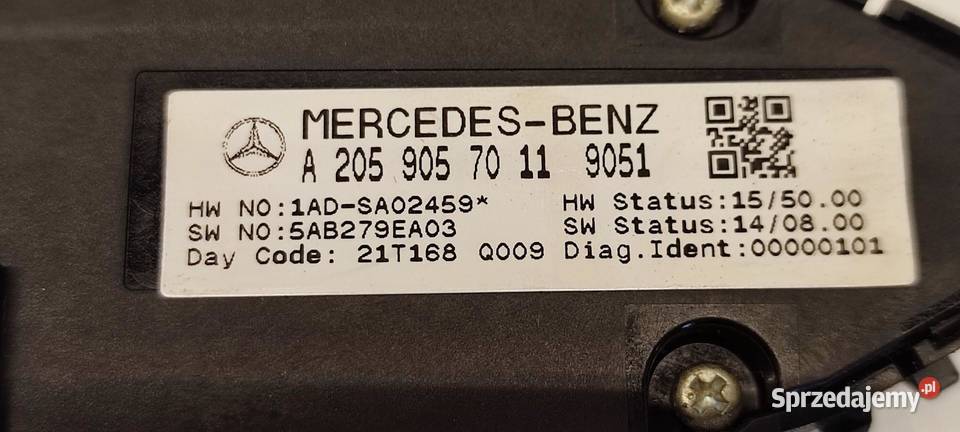 MERCEDES VITO W447 PANEL SZYB REGULACJI LUSTEREK