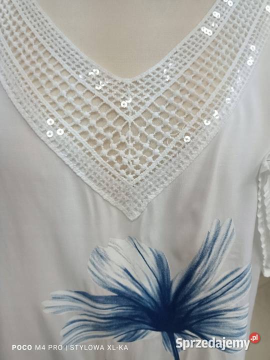 Stylowa TUNIKA bluzka oversize UNI biust 140 Pątnów