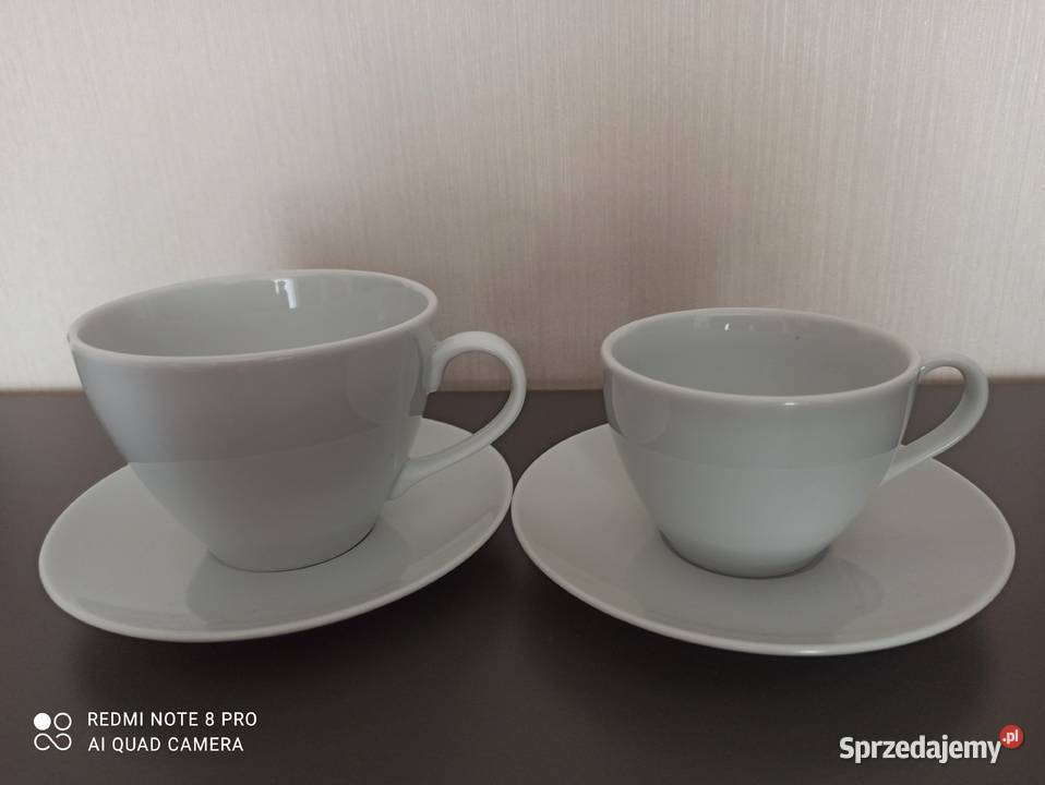 Filiżanki porcelana skaleniowa 2 Warpechy Stare