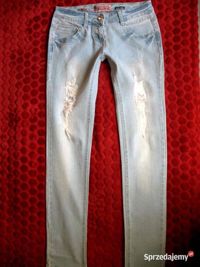 Spodnie damskie jeans 38 M biodra 94 Parisian niebieski Siedlce sprzedam