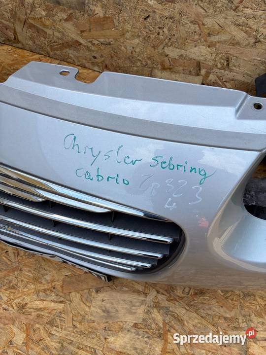 Chrysler sebring srebrny cabrio ZDERZAK PRZÓD Słowikowo sprzedam
