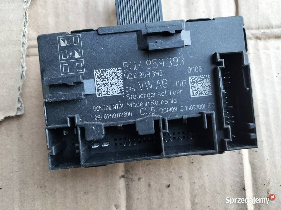 SKODA OCTAVIA 3 KOMBI 5Q4959393 KOMPUTER osobowe Kamień-Kolonia