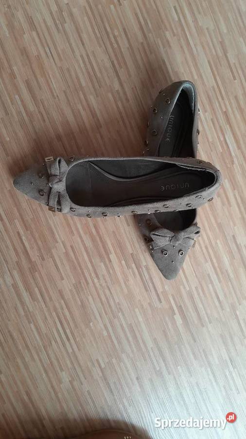 baleriny damskie skóra naturalna unique Zabrze