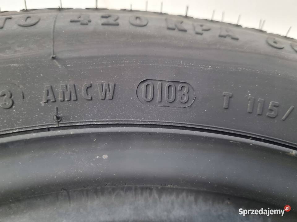 KOŁO DOJAZDOWE BMW E46 dojazdówka 11590 R16 Samochodowe Chełm sprzedam
