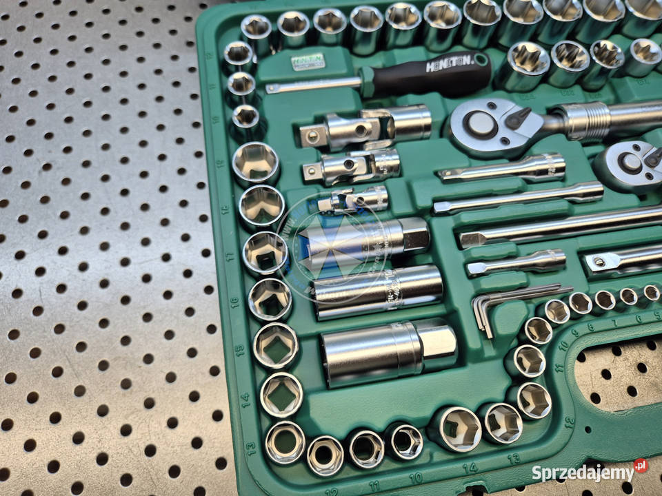 Zestaw kluczy nasadowych 14 38 12 155el CrV kujawsko-pomorskie