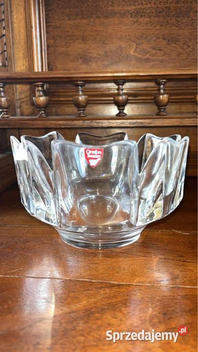 Patera ORREFORS kryształowa miska CORONA Projekt pomorskie sprzedam