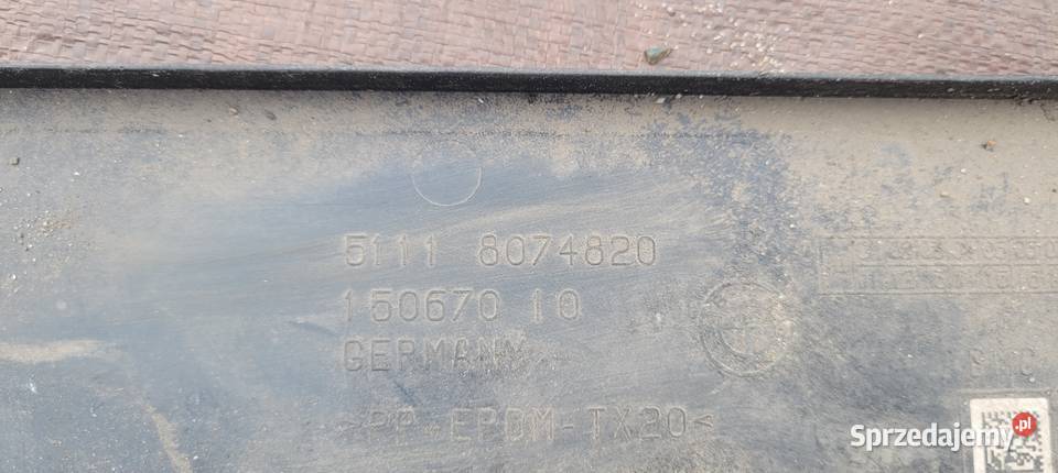 BMW 8 F91 F92 F93 PODKŁADKA POD TABLICE REJ Pozostałe Ruda Śląska