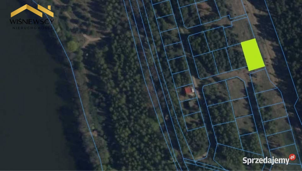 Działka Letniskowa 835m2 Bartężek Jezioro