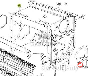 Claas Dominator 96 Obudowa Bębna 0006001702 00 Jastrzębniki