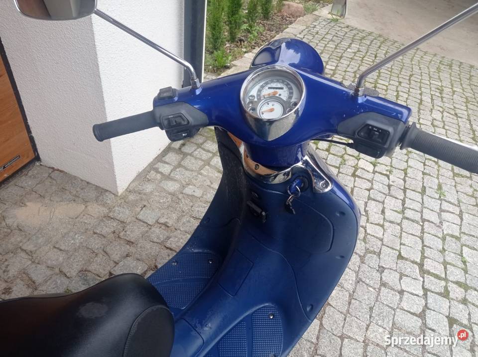 Aprilia Habana 50 niebieski Trzcianka sprzedam