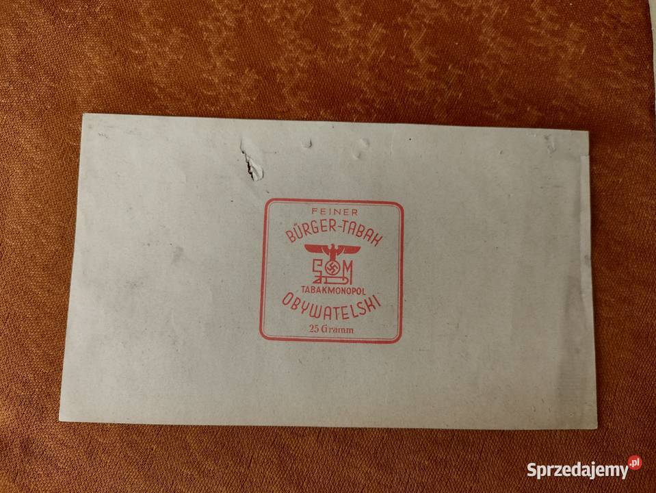 Lata 40 Generalna Gubernia Tabak Monopol Cieszyn sprzedam