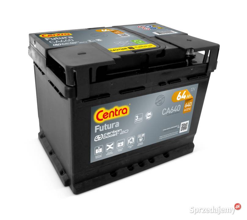 Akumulator Centra Futura 12V 64Ah 640A CA640 osobowe Luboń