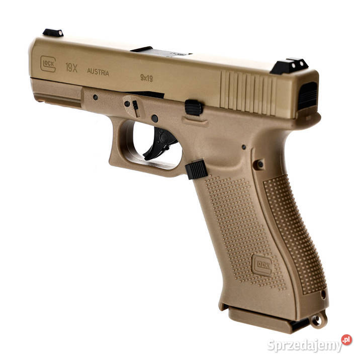 Pistolet wiatrówka Glock 19X blowback 45 mm mazowieckie Warszawa