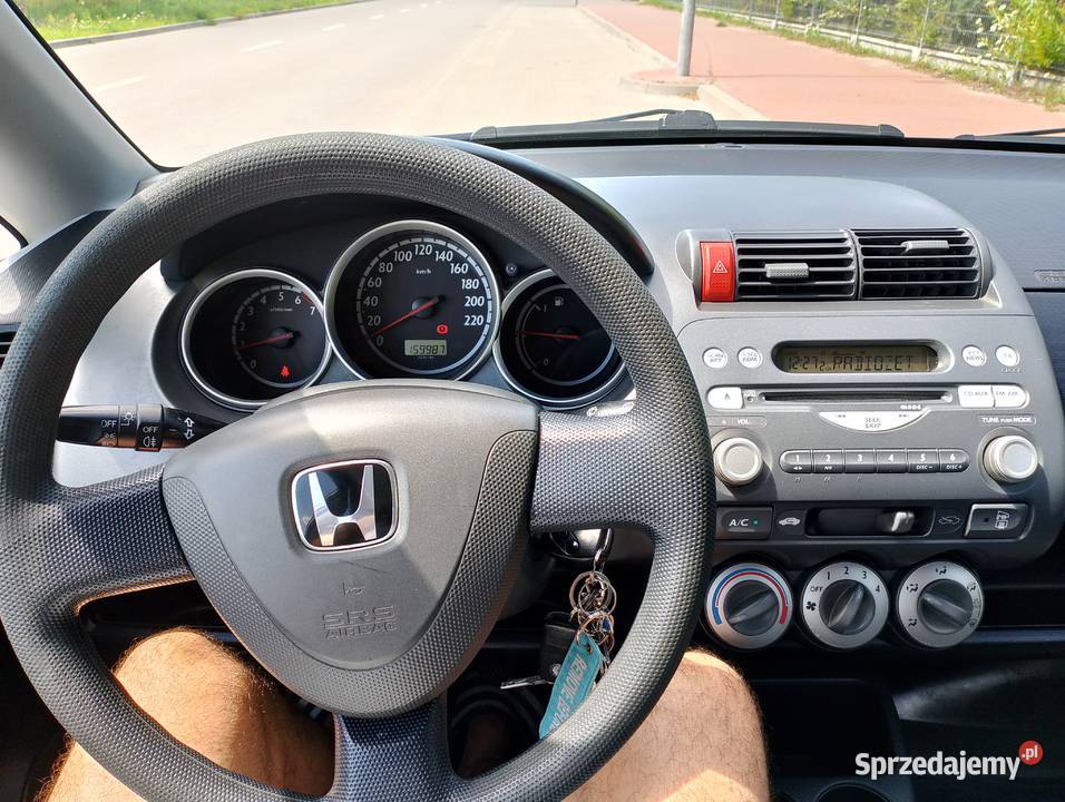 Honda Jazz 2007r KLIMA 160 welurowa tapicerka Węgrów