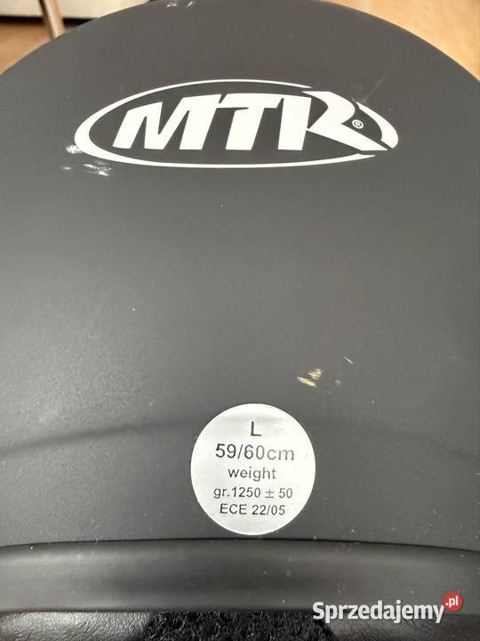 Elegancki kask MTR czarny mat L Legnica