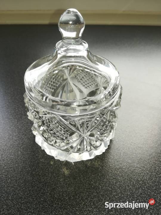 puzderko kryształowe z pokrywką kryształ cudo na Ceramika i szkło Gdańsk