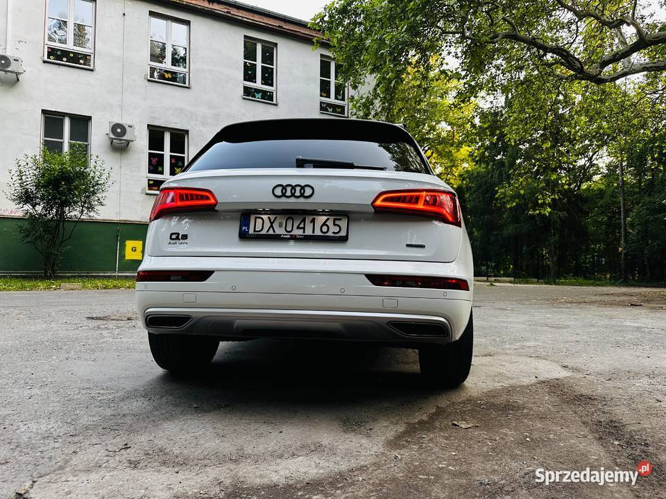Audi Q5 FY 2019r brązowa skóra Android Auto światła przeciwmgielne Wrocław