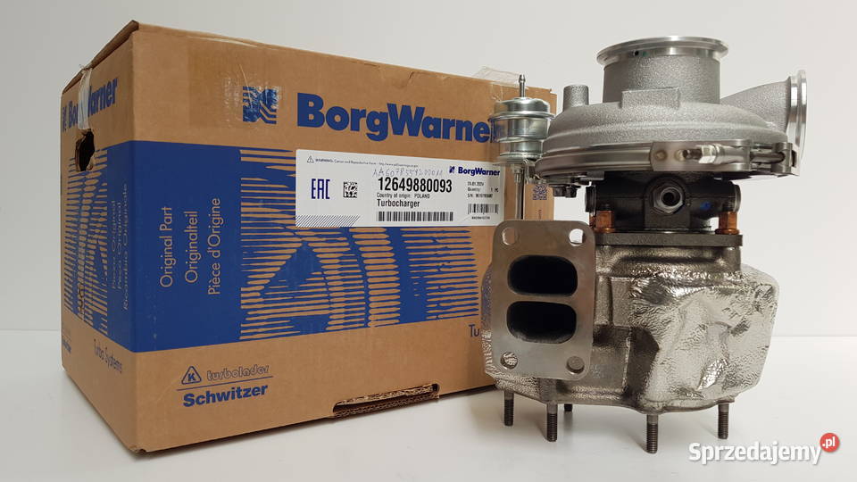 Nowa turbosprężarka BorgWarner KKK 12649880093 Siedlce