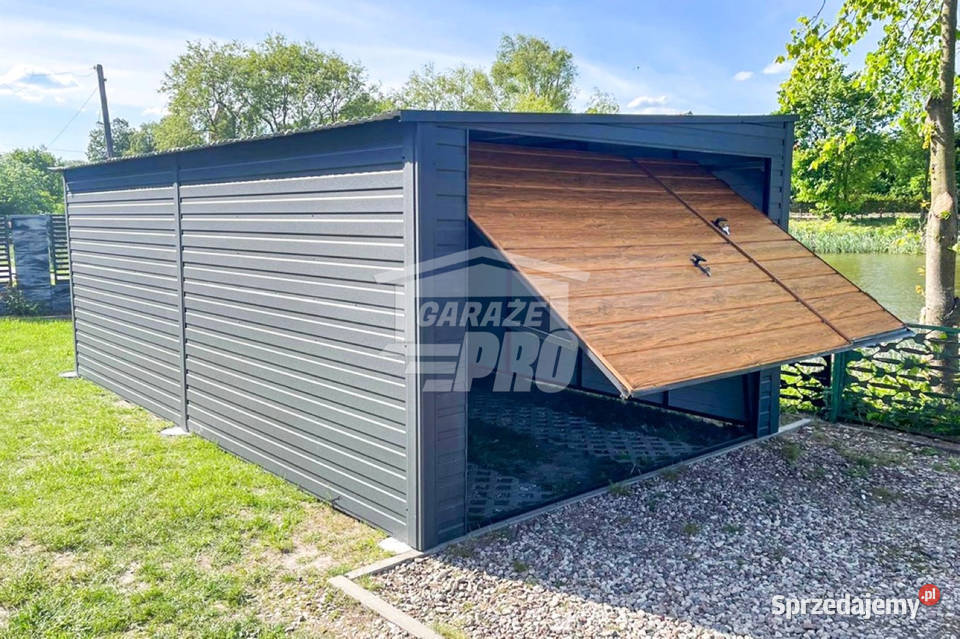 Garaż Blaszany 4x6m Brama Uchylna Drzwi Jasny Jastrowie sprzedam