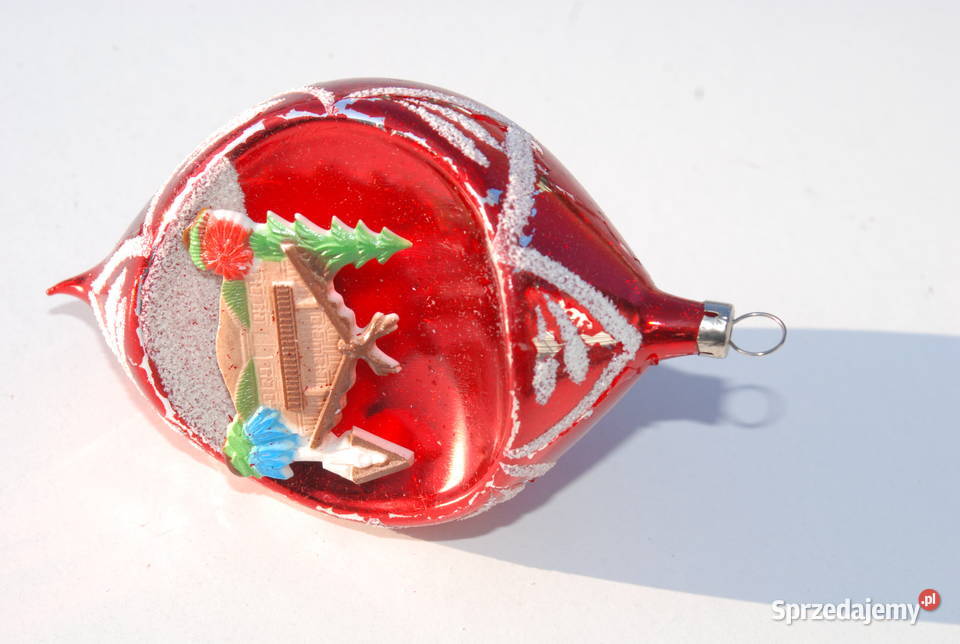 Stara ozdoba choinkowa bombka bańka pół bombka sprzedam