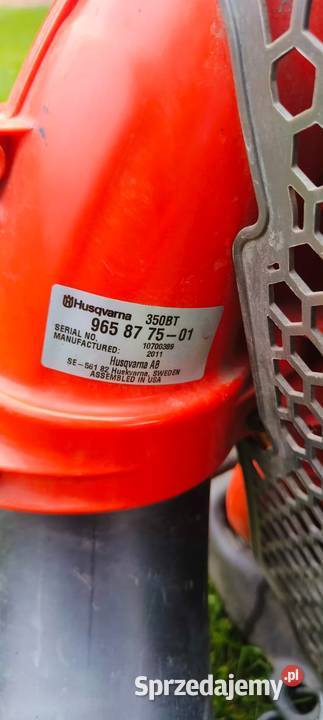 Husqvarna dmuchawa plecakowa BT 350 do liści Namysłów
