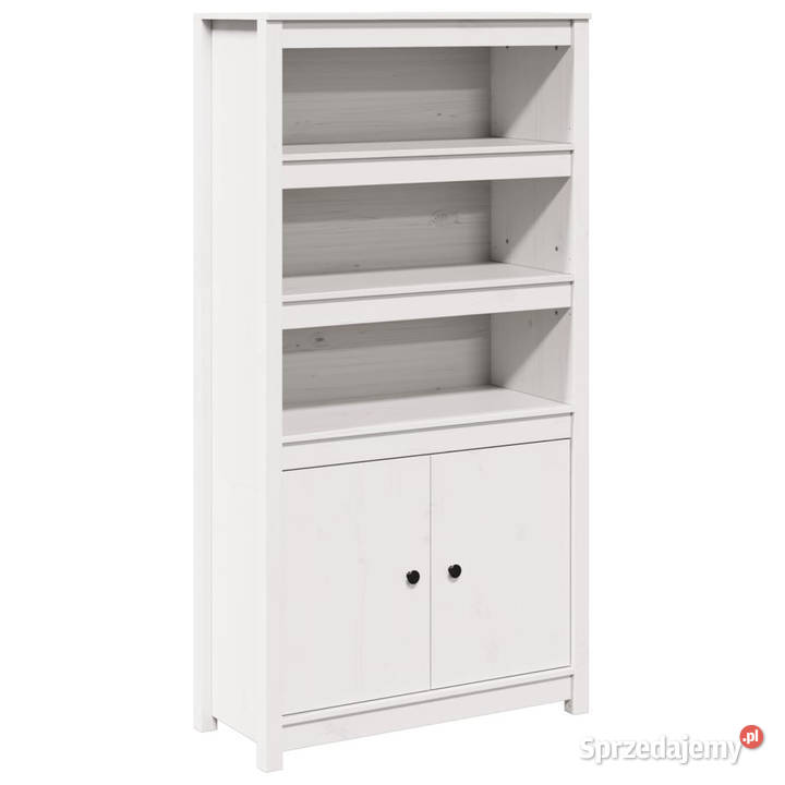 Szafka biała 80x35x154 lite drewno sosnowe mazowieckie Warszawa