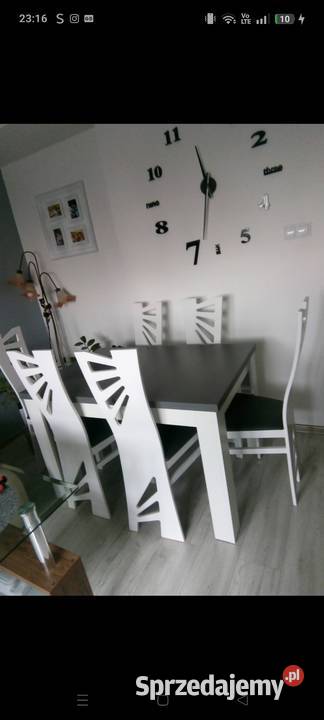 Stół z 6 krzesłami śląskie