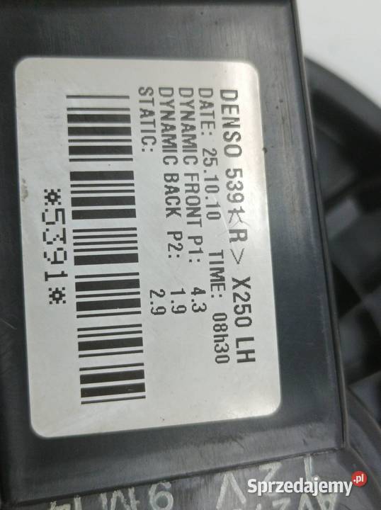 DMUCHAWA NAWIEWU REZYSTOR KOMPLET 0778001020 Rok produkcji 2010