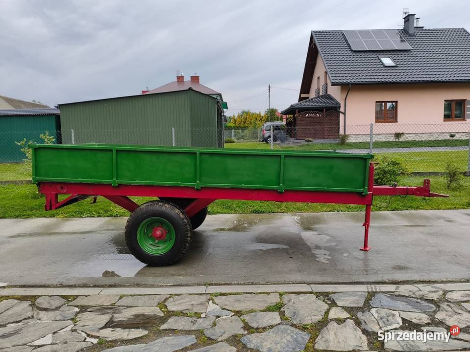 Przyczepa jednoosiowa sztywna Przyczepy rolnicze Grodzisko Nowe