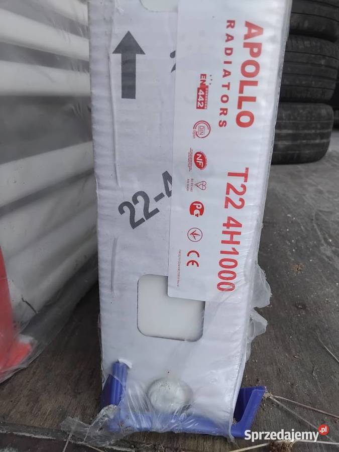 grzejnik 220x40 i 100x40 podłączenie boczne nowe Gostkowo