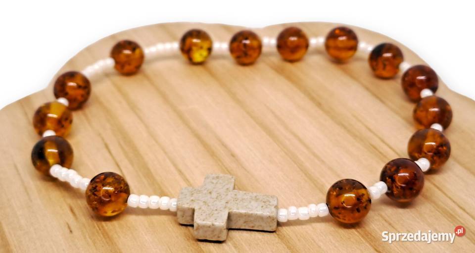 Bransoletka różaniec dziesiątka różańca z mazowieckie Warszawa