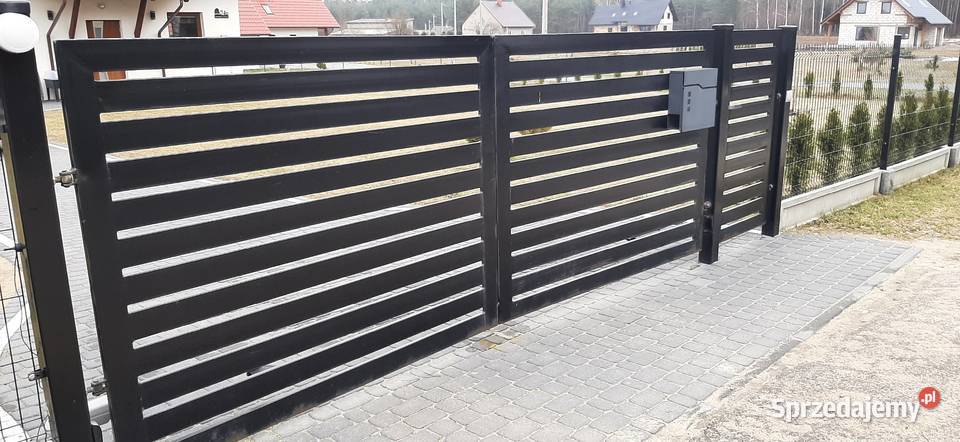 Brama wjazdowa furtka 4m 1m Dom i Ogród Lubichowo