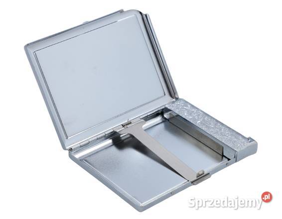 Elegancka Srebrna Papierośnica z Motylami i Ostrowy nad Okszą