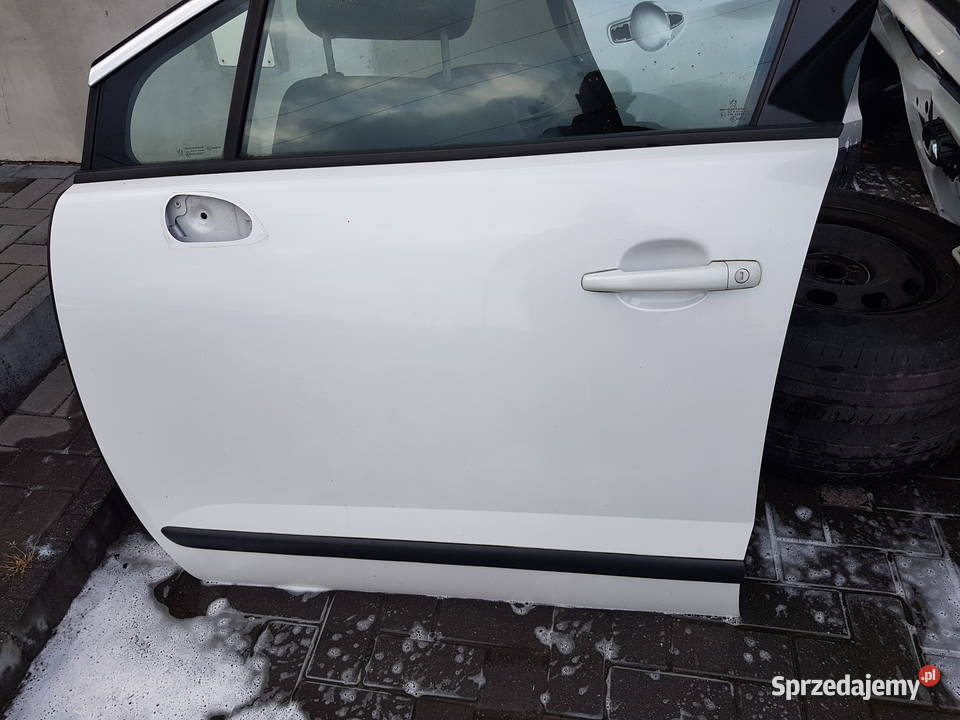 PEUGEOT 3008 I 2011 2012 2013 DRZWI LEWE BIALE Turek sprzedam