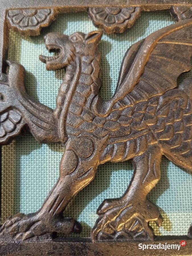 Zabytkowa ŻELIWNA podstawka pod garnki żelazko Warszawa