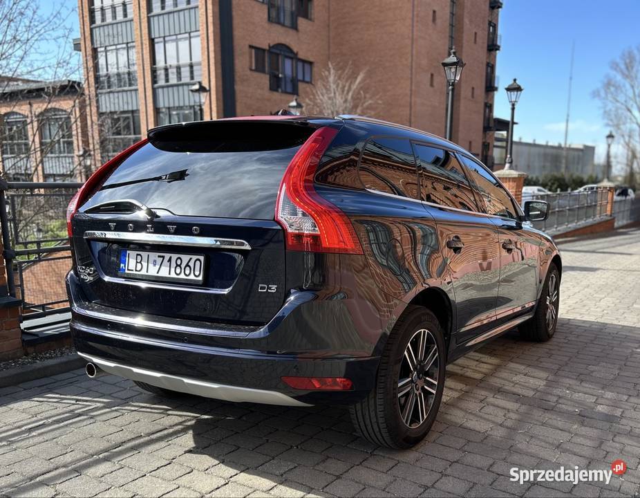 Volvo Xc 60 20 D Diesel Automat Skóra 2017 r nieuszkodzony XC 60