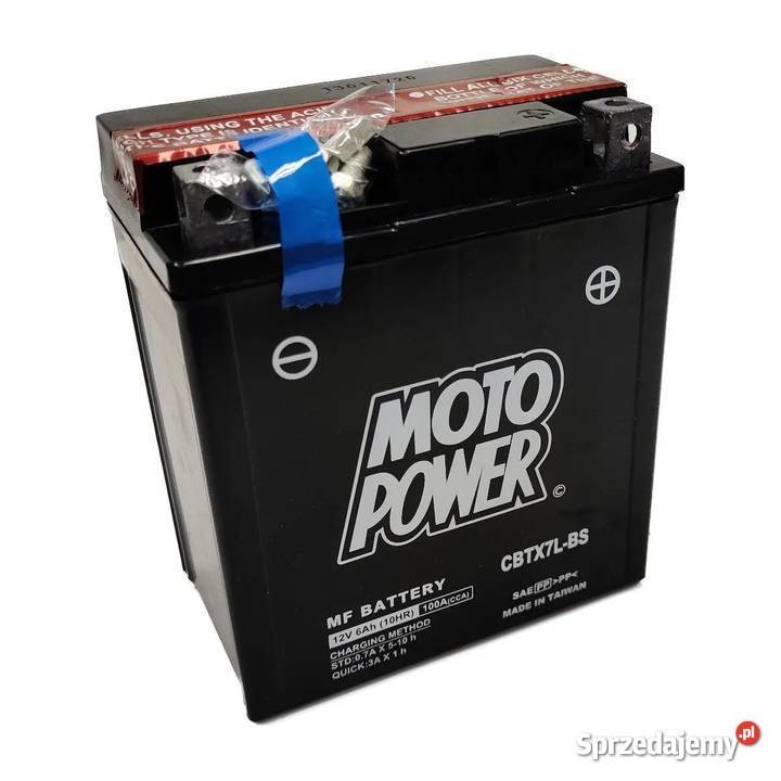 Akumulator motocyklowy MotoPower CBTX7LBS 12V Zakopane