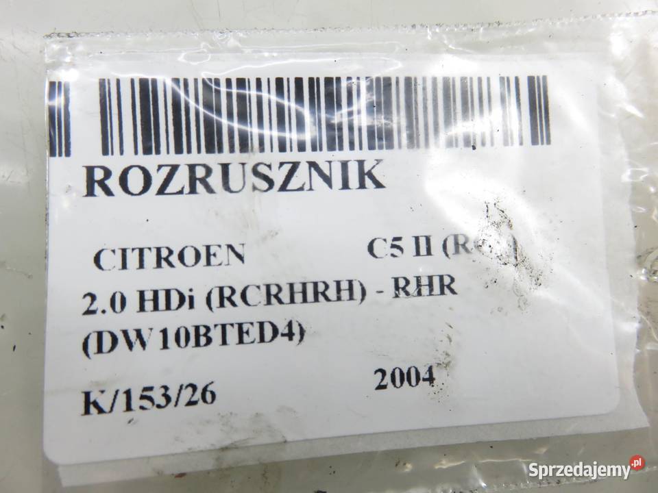 ROZRUSZNIK CITROEN C5 II 20 HDi sprzedam