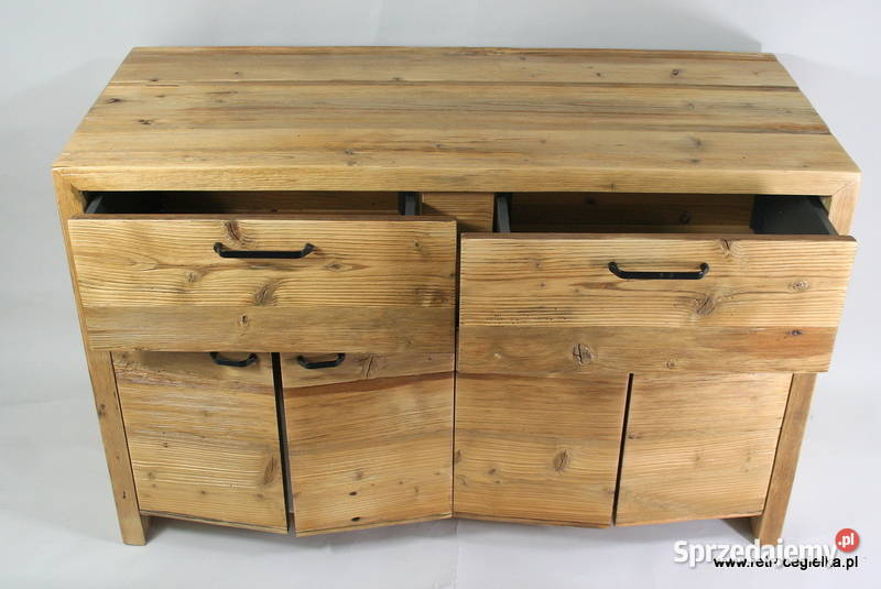 Szafka łazienkowa stare drewno kontynuacja Słupno