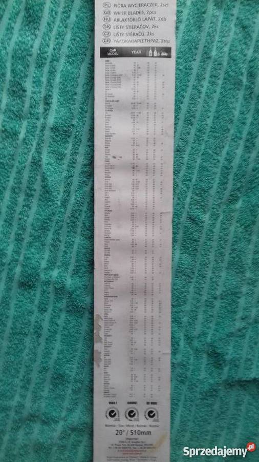 Pióro wycieraczka 20 510 mm 2 Małkinia Górna