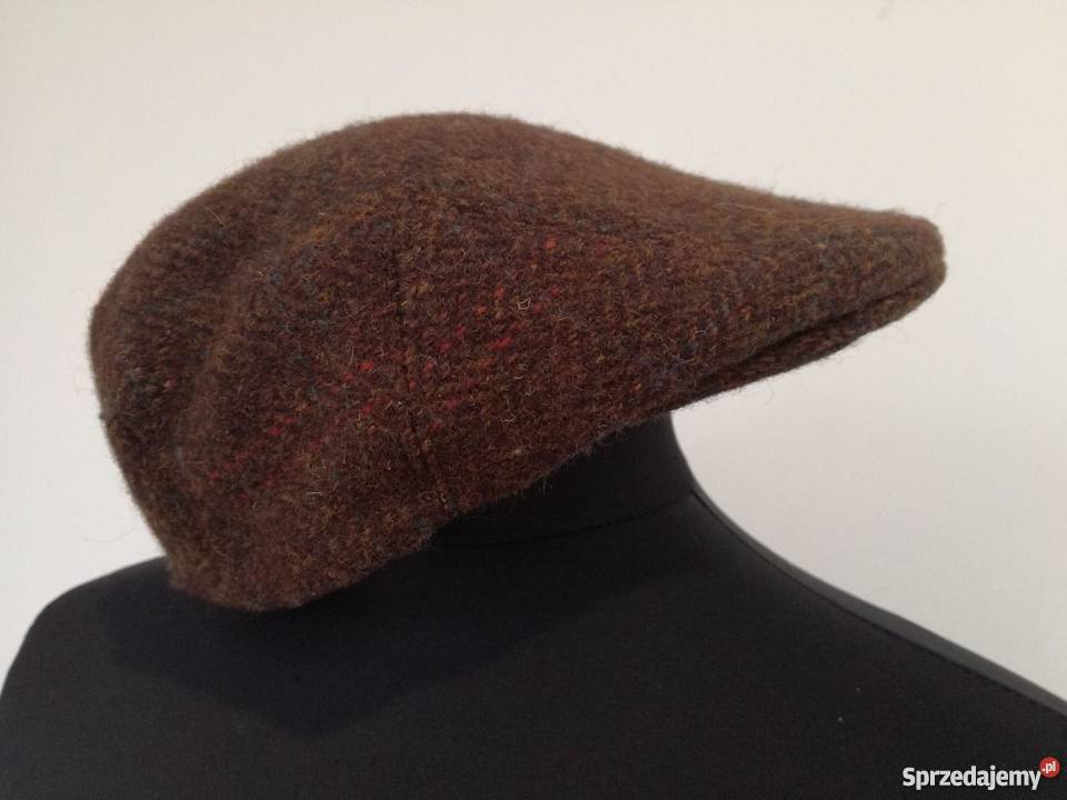 KASZKIET HARRIS TWEED Ivy cap WEŁNIANY 57 zachodniopomorskie Nowogard sprzedam