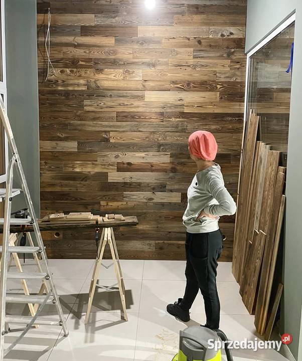 Stare drewno deski na ścianę z rozbiórki stodoły świętokrzyskie Kielce