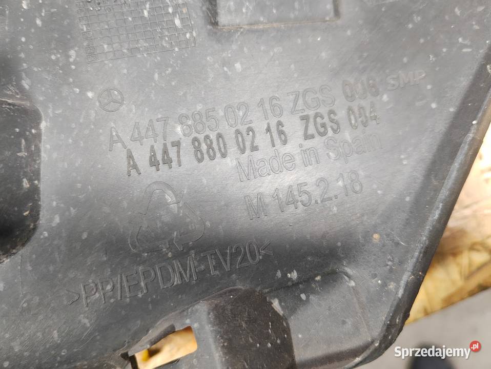 Ślizg Mocowanie Zderzaka Lewy Przód Mercedes Pleszew